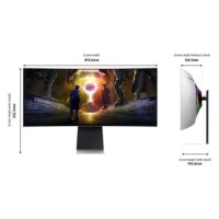 Samsung Odyssey G8 34" LS34DG852S OLED G8 (G85SD) Ultra-WQHD 175Hz 0.03ms Curved Gaming Monitor - Image 5