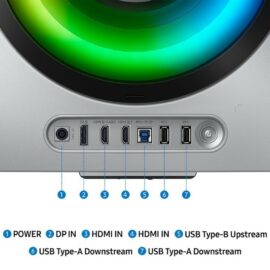 Samsung Odyssey G8 34" LS34DG852S OLED G8 (G85SD) Ultra-WQHD 175Hz 0.03ms Curved Gaming Monitor - Image 6