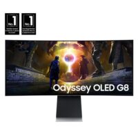 Samsung Odyssey G8 34" LS34DG852S OLED G8 (G85SD) Ultra-WQHD 175Hz 0.03ms Curved Gaming Monitor