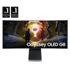 Samsung Odyssey G8 34" LS34DG852S OLED G8 (G85SD) Ultra-WQHD 175Hz 0.03ms Curved Gaming Monitor