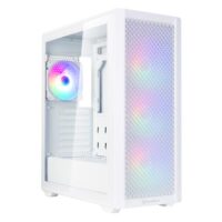 SilverStone FARA SST-515XR-WG ATX Mid-Tower Chassis with Dual Radiator Support and Stunning Rainbow Lighting