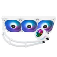 Thermalright Core Vision 360 White ARGB 360mm AIO Liquid CPU Cooler, IPS LCD Screen - Image 4