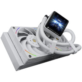 Thermalright Frozen Vision 240 White ARGB 240mm AIO Liquid CPU Cooler, IPS LCD Screen - Image 2
