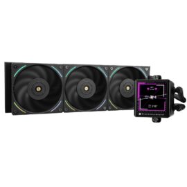Thermalright Frozen Vision 360 Black ARGB 360mm AIO Liquid CPU Cooler, IPS LCD Screen