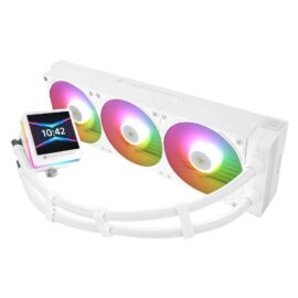 Thermalright Grand Vision 360 White ARGB 360mm CPU AIO Liquid Cooler,IPS LCD Screen - Image 2