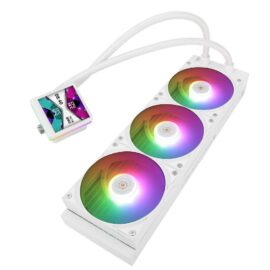 Thermalright Grand Vision 360 White ARGB 360mm CPU AIO Liquid Cooler,IPS LCD Screen - Image 5