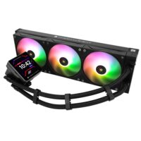 Thermalright Grand Vision 360 Black ARGB 360mm CPU AIO Liquid Cooler,IPS LCD Screen - Image 2
