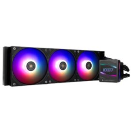 Thermalright Grand Vision 360 Black ARGB 360mm CPU AIO Liquid Cooler,IPS LCD Screen