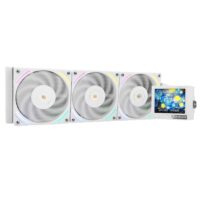 Thermalright Mjolnir Vision 360 White ARGB 360mm AIO Liquid CPU Cooler, IPS LCD Screen
