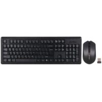 A4Tech 4200NS Wireless Desktop Keyboard Mouse | Black - Image 2