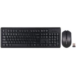 A4Tech 4200NS Wireless Desktop Keyboard Mouse | Black - Image 2