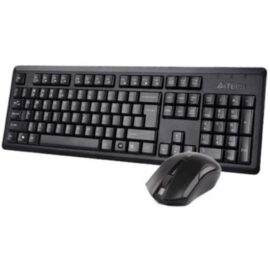 A4Tech 4200NS Wireless Desktop Keyboard Mouse | Black - Image 3