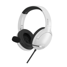 A4Tech FH280U Conference Headset | White DSP Stereo Sound, Noise Cancelling