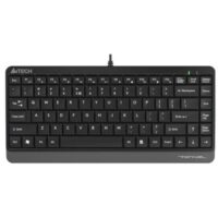 A4Tech FK11 Fstyler Sleek Multimedia Compact Keyboard - Grey - Image 3