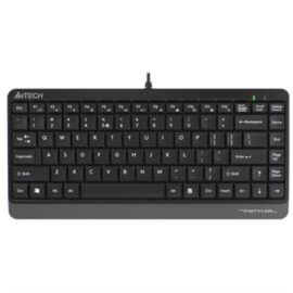 A4Tech FK11 Fstyler Sleek Multimedia Compact Keyboard - Grey - Image 3