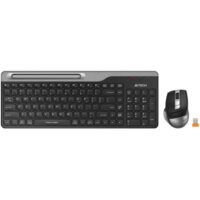 A4Tech Fstyler FB2535CS Bluetooth & 2.4G Wireless Dual Mode Keyboard & Mouse | Smoky Grey - Image 2