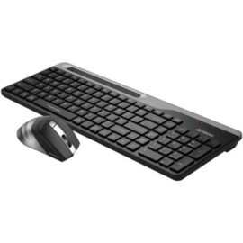 A4Tech Fstyler FB2535CS Bluetooth & 2.4G Wireless Dual Mode Keyboard & Mouse | Smoky Grey - Image 3