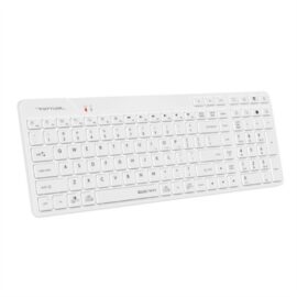 A4Tech Fstyler FBK27C AS Bluetooth & 2.4G Rechargeable Wireless Keyboard | White - Image 4