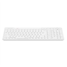 A4Tech Fstyler FBK27C AS Bluetooth & 2.4G Rechargeable Wireless Keyboard | White - Image 3