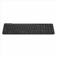 A4Tech Fstyler FBK27C AS Bluetooth & 2.4G Rechargeable Wireless Keyboard | Black - Image 2
