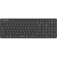 A4Tech Fstyler FBK27C AS Bluetooth & 2.4G Rechargeable Wireless Keyboard | Black