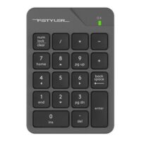 A4Tech Fstyler FGK21C 2.4G Wireless Rechargeable Numeric Keypad Grey