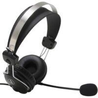 A4Tech HS-7P ComfortFit Stereo Headset - Black - 3.5mm Plug