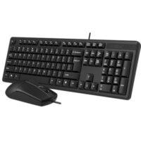 A4Tech KK-3330S Multimedia SmartKey FN Desktop Keyboard & Mouse - USB Black - Image 3