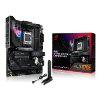 ASUS ROG STRIX X870E-E GAMING WIFI AMD AM5 X870 ATX Motherboard 18+2+2 power stages, Dynamic OC Switcher, Core Flex, DDR5 AEMP, WiFi 7, 5x M.2, PCIe 5.0, Q-Release Slim, USB4, AI OCing & Networking