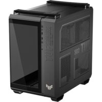 ASUS TUF Gaming GT502 Horizon ATX Mid-Tower Gaming Case, Boundless Panoramic Design, Dual-Chamber, Independent CPU and GPU Cooling Zones, Tool-Free Side Panels, 10Gbps Type-C Front Panel – Black - Image 5