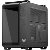ASUS TUF Gaming GT502 Horizon ATX Mid-Tower Gaming Case, Boundless Panoramic Design, Dual-Chamber, Independent CPU and GPU Cooling Zones, Tool-Free Side Panels, 10Gbps Type-C Front Panel – Black - Image 6