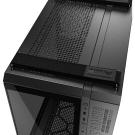 ASUS TUF Gaming GT502 Horizon ATX Mid-Tower Gaming Case, Boundless Panoramic Design, Dual-Chamber, Independent CPU and GPU Cooling Zones, Tool-Free Side Panels, 10Gbps Type-C Front Panel – Black - Image 8