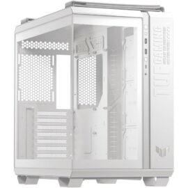ASUS TUF Gaming GT502 Horizon ATX Mid-Tower Gaming Case, Boundless Panoramic Design, Dual-Chamber, Independent CPU and GPU Cooling Zones, Tool-Free Side Panels, 10Gbps Type-C Front Panel – White - Image 2