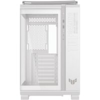 ASUS TUF Gaming GT502 Horizon ATX Mid-Tower Gaming Case, Boundless Panoramic Design, Dual-Chamber, Independent CPU and GPU Cooling Zones, Tool-Free Side Panels, 10Gbps Type-C Front Panel – White - Image 3