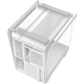 ASUS TUF Gaming GT502 Horizon ATX Mid-Tower Gaming Case, Boundless Panoramic Design, Dual-Chamber, Independent CPU and GPU Cooling Zones, Tool-Free Side Panels, 10Gbps Type-C Front Panel – White - Image 11