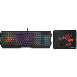 Bloody B1700 NEON Gaming Desktop Keyboard Mouse Black - Image 2