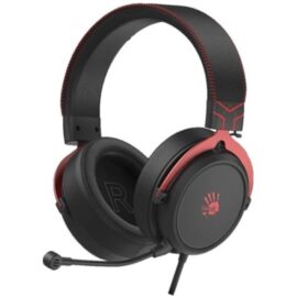 Bloody M590i Virtual 7.1 Surround Sound Gaming Headset, AI-ENC Detachable Mic, 3.5mm + USB | Sports Red - Image 2