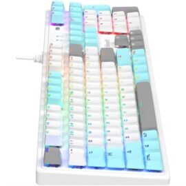 Bloody S510R Customize Mechanical Switch RGB Gaming Keyboard - BLMS Red Switch - Icy White - Image 2
