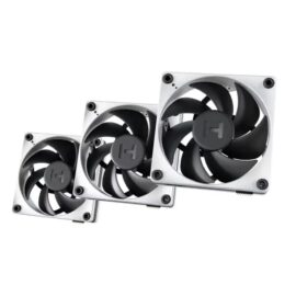 HYTE THICC FP12 120mm Fan with NP50 (White, 3-Pack)
