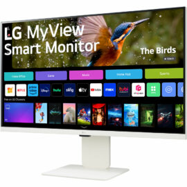 LG 32″ 32SR85U 4k IPS MyView Smart Monitor with Built-in FHD Webcam and Display - Image 4