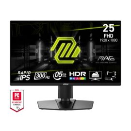MSI MAG G255PXF 24.5″ 1080p 300Hz 0.5ms IPS Gaming Monitor