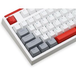 SKYLOONG GK87 Pro TKL Wireless USB-C Hot Swap Mechanical Keyboard w/Hot Swap Display Screen and Knobs, Bluetooth/2.4GHz/USB-C, Split Space Bar Compatible - Red/Gray/White - Image 3