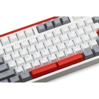 SKYLOONG GK87 Pro TKL Wireless USB-C Hot Swap Mechanical Keyboard w/Hot Swap Display Screen and Knobs, Bluetooth/2.4GHz/USB-C, Split Space Bar Compatible - Red/Gray/White - Image 5