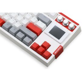 SKYLOONG GK87 Pro TKL Wireless USB-C Hot Swap Mechanical Keyboard w/Hot Swap Display Screen and Knobs, Bluetooth/2.4GHz/USB-C, Split Space Bar Compatible - Red/Gray/White - Image 6