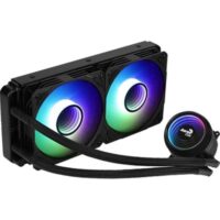 AeroCool Mirage L240 ARGB AIO Liquid CPU Cooler - Black - Image 2