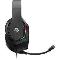 Bloody G260P Stereo Surround Sound Wired Gaming Headphone Black - RGB Backlit - 3.5mm Plug - Noise Cancelling Mic - Image 2