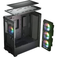 Cougar Duoface Pro RGB Mid-Tower Case (Black) - Image 3