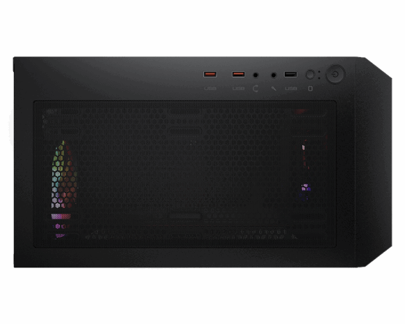 Cougar MX360 RGB Mid Tower Behuizing – Zwart Met ARGB LED-strips En Fijn Metalen Voorpaneel