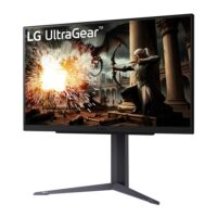 LG 27GS75Q-B 27" UltraGear Gaming Monitor 1440p, 200Hz, 1ms Response Time, IPS Display, HDR 10, NVIDIA G-Sync compatible & AMD FreeSync, Smart Energy Saving, DisplayPort, HDMI - Image 2