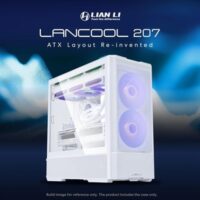 LIAN LI LANCOOL 207 Compact ATX RGB Gaming Case White - Image 2